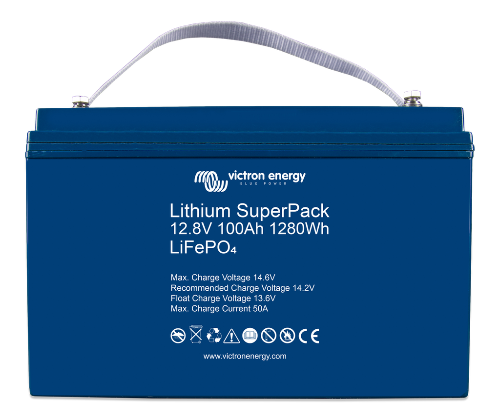 Lithium SuperPack 12,8V/100Ah (M8) High Current