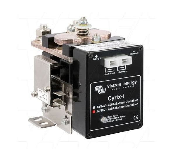 Cyrix-i 24/48V-400A intelligent battery combiner