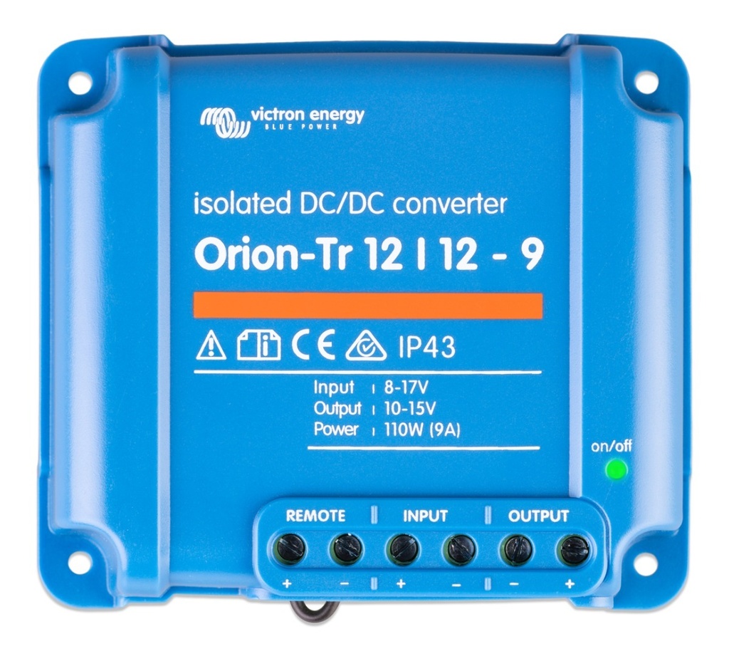 Orion-Tr 12/12-9A (110W) Isolated DC-DC converter