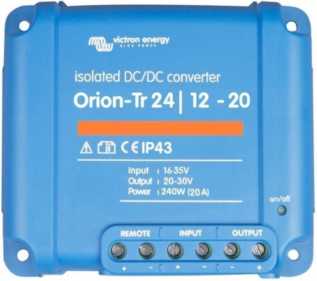 Orion-Tr 24/12-20A (240W) Isolated DC-DC converter