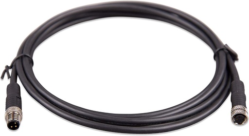 [ASS030560200] M8 circular connector Male/Female 3 pole cable 2m (bag of 2)