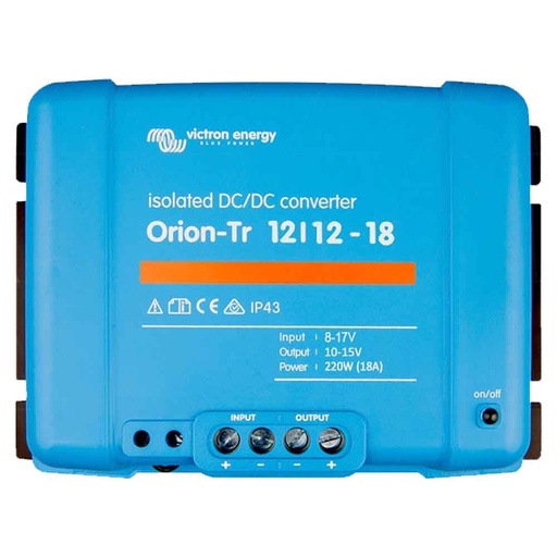 [ORI121222110] Orion-Tr 12/12-18A (220W) Isolated DC-DC converter